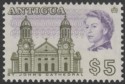 Click for more photos and details Antigua 1967 QEII $5 Olive-Green + Slate-Violet p11½x11 Mint SG195v