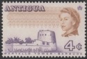 Antigua 1970 QEII 4c Slate-Violet and Brown on Glazed Paper Mint SG184ab