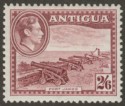 Antigua 1942 KGVI 2sh6d Maroon Mint SG106a