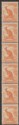 Australia 1949 Kangeroo ½d coil perf strip of 6 Mint SG228c