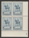 Click for more photos and details Australia 1935 King George V Silver Jubilee 3d Mint Plate Block