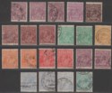 Click for more photos and details Australia 1918 KGV Head wmk Pointed Crown Part Set to 1sh4d with Shades Used