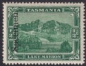 Tasmania 1900 QV Lake Marion ½d Green SPECIMEN Overprint SG229s
