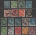 Click for more photos and details Barbados 1871-81 QV Britannia Selection to 1sh Used