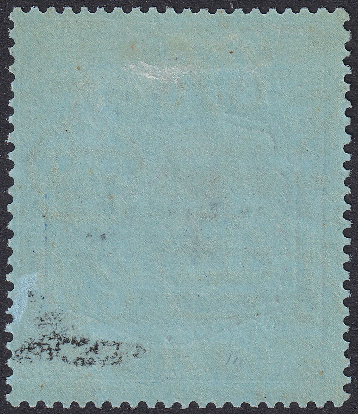 Bermuda 1943 KGVI 2sh Purple + Blue p14 Shading Omitted from Scroll Mint SG116db