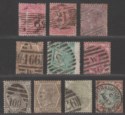 Click for more photos and details Queen Victoria 1855-87 Surface Printed Selection to 1sh Used