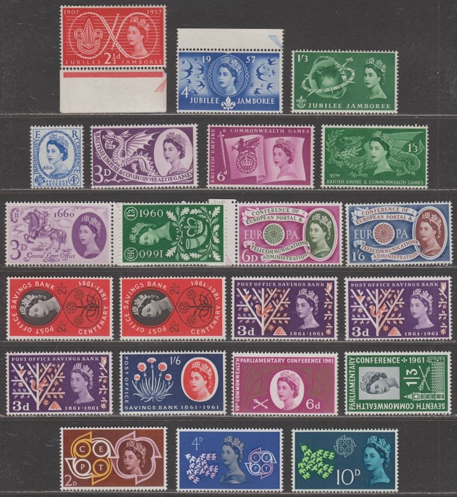 QEII 1957-61 Pre-Decimal Sets Selection UM Mint