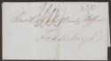 Click for more photos and details Great Britain 1836 Pre-Stamp Entire to Bank of Scotland, Fraserburgh Addl ½ Mark