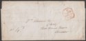 Great Britain 1840 Pre-Stamp 4d Rate Entire Sent to Leicester