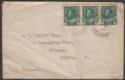Click for more photos and details Canada 1917 KGV 1c x3 Used on Cover - UK w CAMP BORDEN FPO Military Postmarks
