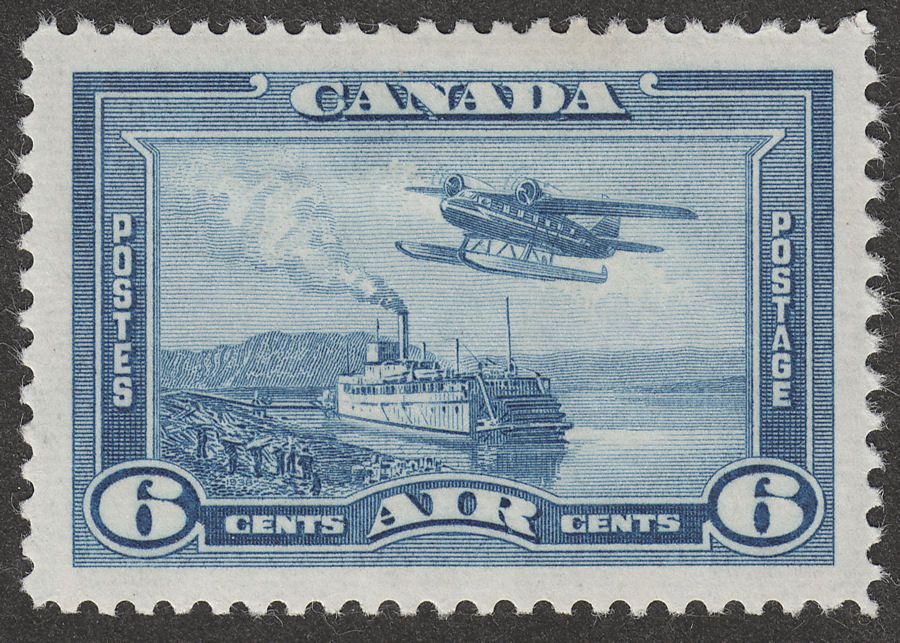Canada 1938 KGVI Air 6c Blue Mint SG371