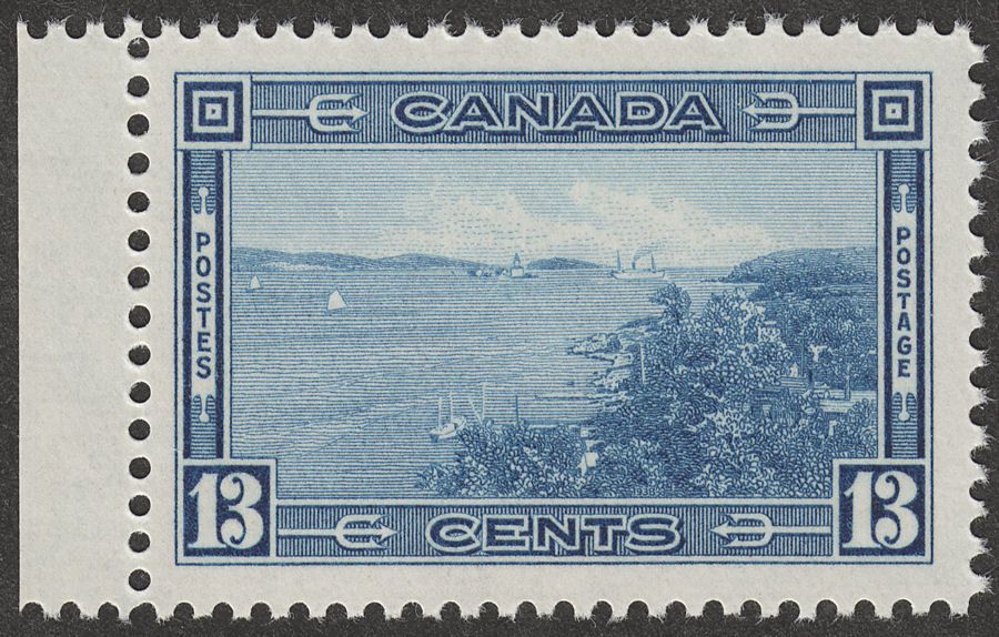 Canada 1938 KGVI Harbour 13c Blue Mint SG364