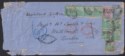 Cape of Good Hope 1877 QV 9sh10d Rate 1sh x9 Used on Registered Cover to UK