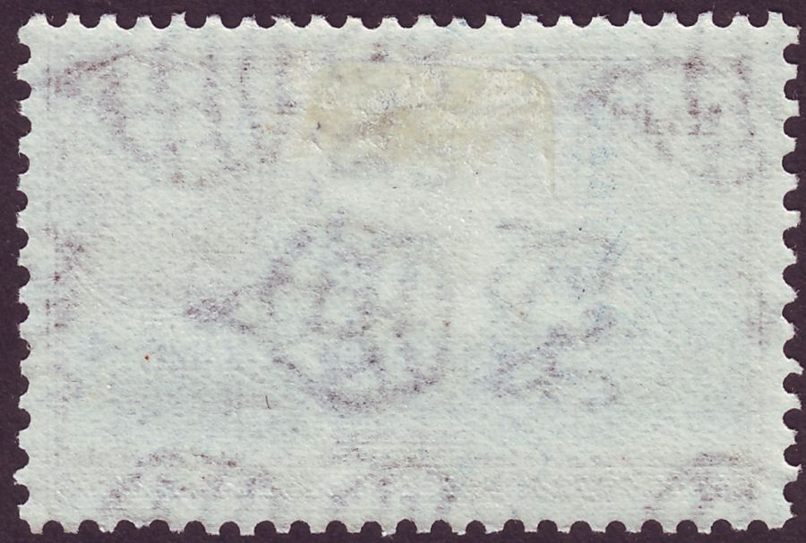 Ceylon 1938 KGVI 1r Blue-Violet and Chocolate wmk Sideways Mint SG395
