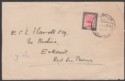 Click for more photos and details Sudan 1925 KGV Camel Postman 10m on Cover KHARTOUM TPO / PORT SUDAN Postmark