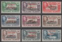 Click for more photos and details Falkland Islands Dependencies 1944 South Georgia Overprint 6d x2 Set Mint SGB1-8