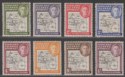 Click for more photos and details Falkland Islands Dependencies 1946 KGVI Thick Map Set Mint SG G1-G8 cat £13