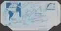 Click for more photos and details Falkland Islands 1986 QEII 19p Postal Stationery Airmail Cover Signed Ameripex