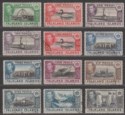 Click for more photos and details Falkland Islands 1938-50 KGVI Part Set to 2sh6d Used