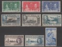 Click for more photos and details Falkland Islands 1937-48 KGVI Selection to 1sh Used