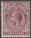 Falkland Islands 1912 KGV 2d Maroon Mint SG62