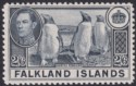 Falkland Islands 1944 KGVI Penguins 2sh6d Slate Mint SG160