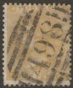 Click for more photos and details Queen Victoria 1862 9d Straw Small Letters Used SG87 cat £475