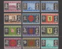 Click for more photos and details Guernsey 1969 QEII Definitive Set Mint SG13-28 cat £20