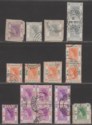 Click for more photos and details Hong Kong 1954-62 Queen Elizabeth II Selection to $5 Used inc $2 four block