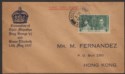 Hong Kong 1937 KGVI Coronation 4c Local |Illustrated First Day Cover