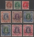 Click for more photos and details India 1937-39 KGVI Official Overprint Set Used SG O135-O141 cat £30+