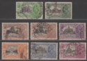 Click for more photos and details India 1935 KGV Silver Jubilee Set Used SG240-246 cat £15