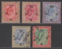 Click for more photos and details India 1909-25 KEVII Official Overprint Selection Used