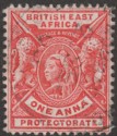British East Africa 1896 QV 1a Bright Rose-Red wmk Reversed Used SG66x