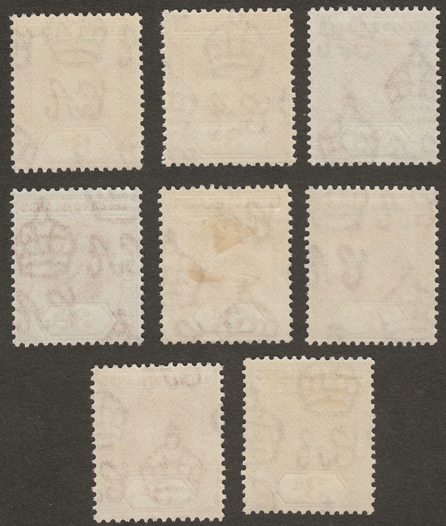 Leeward Islands 1942 KGVI 3d Orange Ordinary Paper Shade Range Mint SG107a