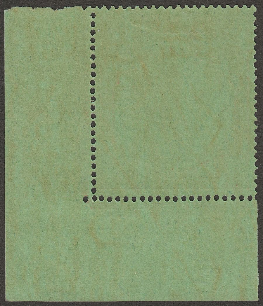 Leeward Islands 1943 KGVI 10sh Green and Red Ordinary Paper Mint SG113b