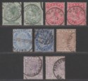 Click for more photos and details Malta 1885-90 Queen Victoria Part Set to 1sh with Shades Used