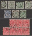 Click for more photos and details Malta QV-KGV Selection Used with Malta Code A - F Single Ring Postmarks