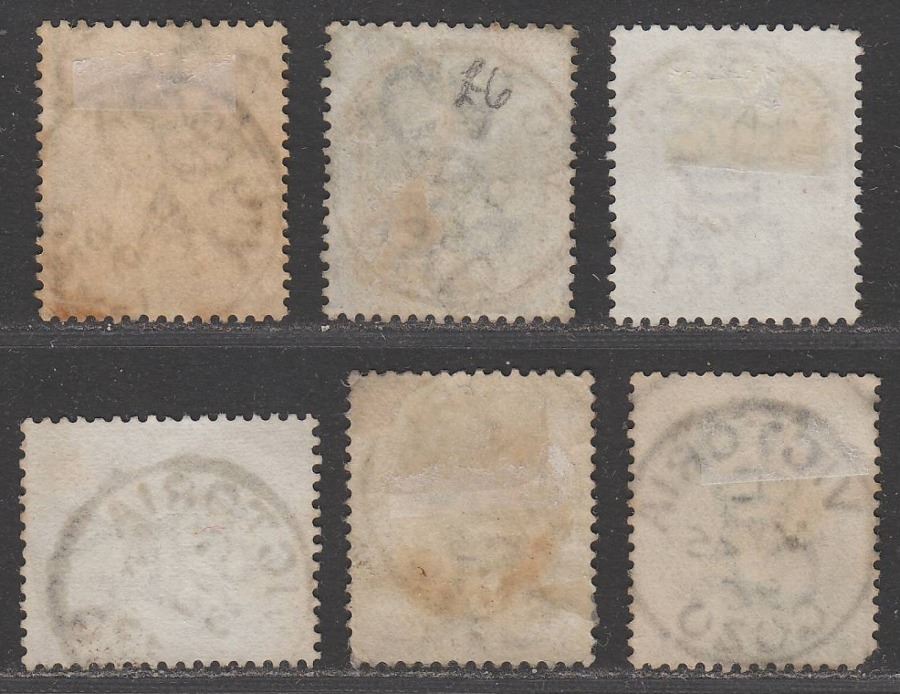 Malta QV ½d Selection Used with VICTORIA / GOZO Postmarks codes A B C E F G