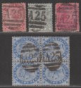 Click for more photos and details Malta QV Selection Used with A25 Oval Postmarks
