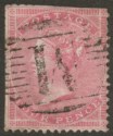 Click for more photos and details Malta 1857 Queen Victoria 4d Rose GB Used Malta SG Z18 w M Postmark clipped perf
