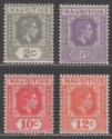 Click for more photos and details Mauritius 1942 King George VI Selection to 12c perf 15x14 Mint cat £158