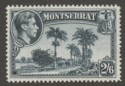 Montserrat 1943 KGVI 2sh6d Slate-Blue perf 14 Mint SG109a