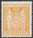 New Zealand 1940 KGVI Postal Fiscal 1sh3d Or-Yellow wmk Multi Up Mint SG F191