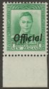 New Zealand 1941 KGVI 1d Green Official Mint SG O137