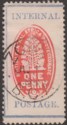 Click for more photos and details British Central Africa 1898 QV 1d Cheque Stamp perf 12 Used SG57a c£45 no contr?