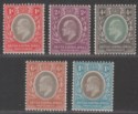Click for more photos and details British Central Africa 1903-04 KEVII Set to 1sh Mint SG59-62b