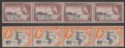 Click for more photos and details Nyasaland 1954 Queen Elizabeth II ½d, 2d Perf 12x12½ Coil Join Strips of 4 Mint