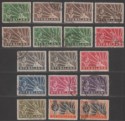 Click for more photos and details Nyasaland 1938 KGVI Leopard Set to 1sh with Shades Used SG130-138