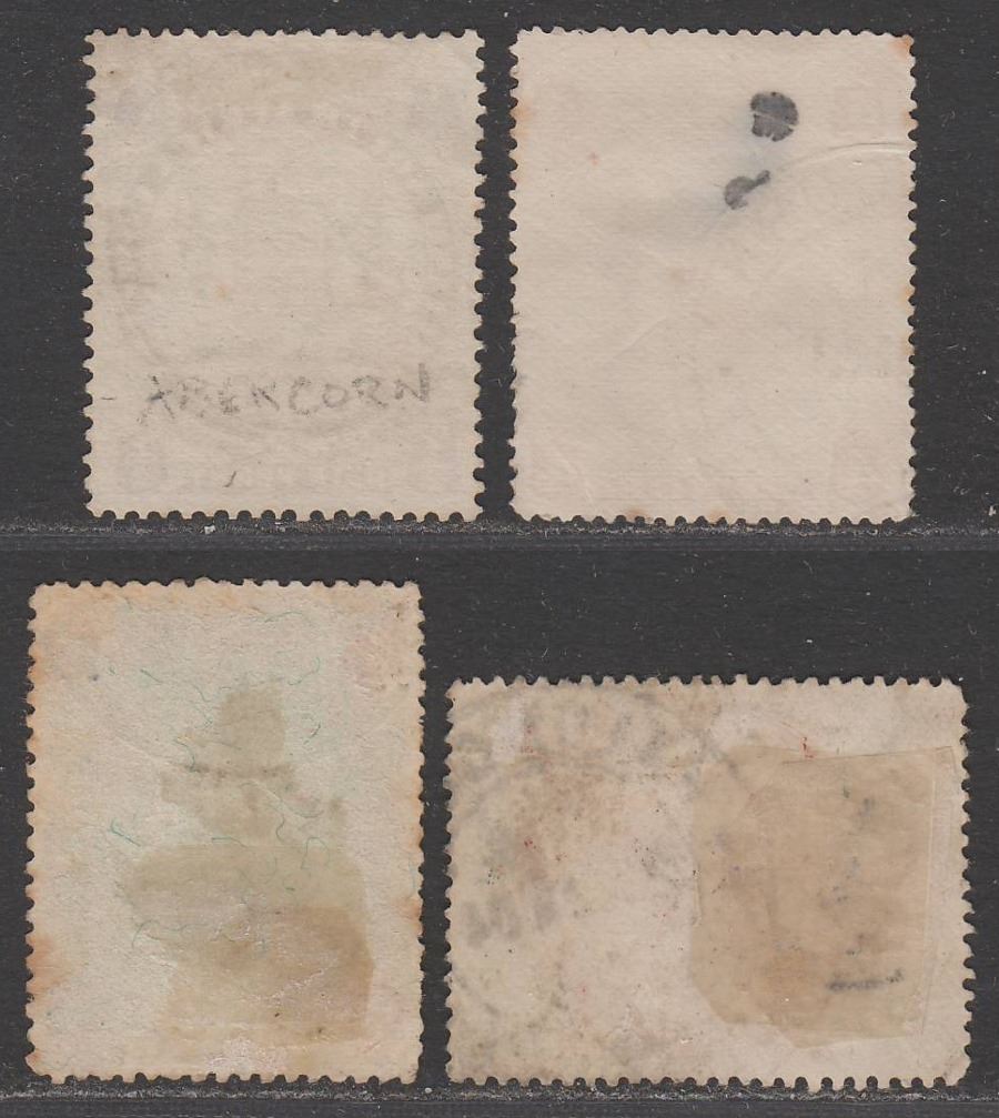 Rhodesia BSAC 1896-97 QV Selection Used with ABERCORN, KALUNGUISI Postmarks